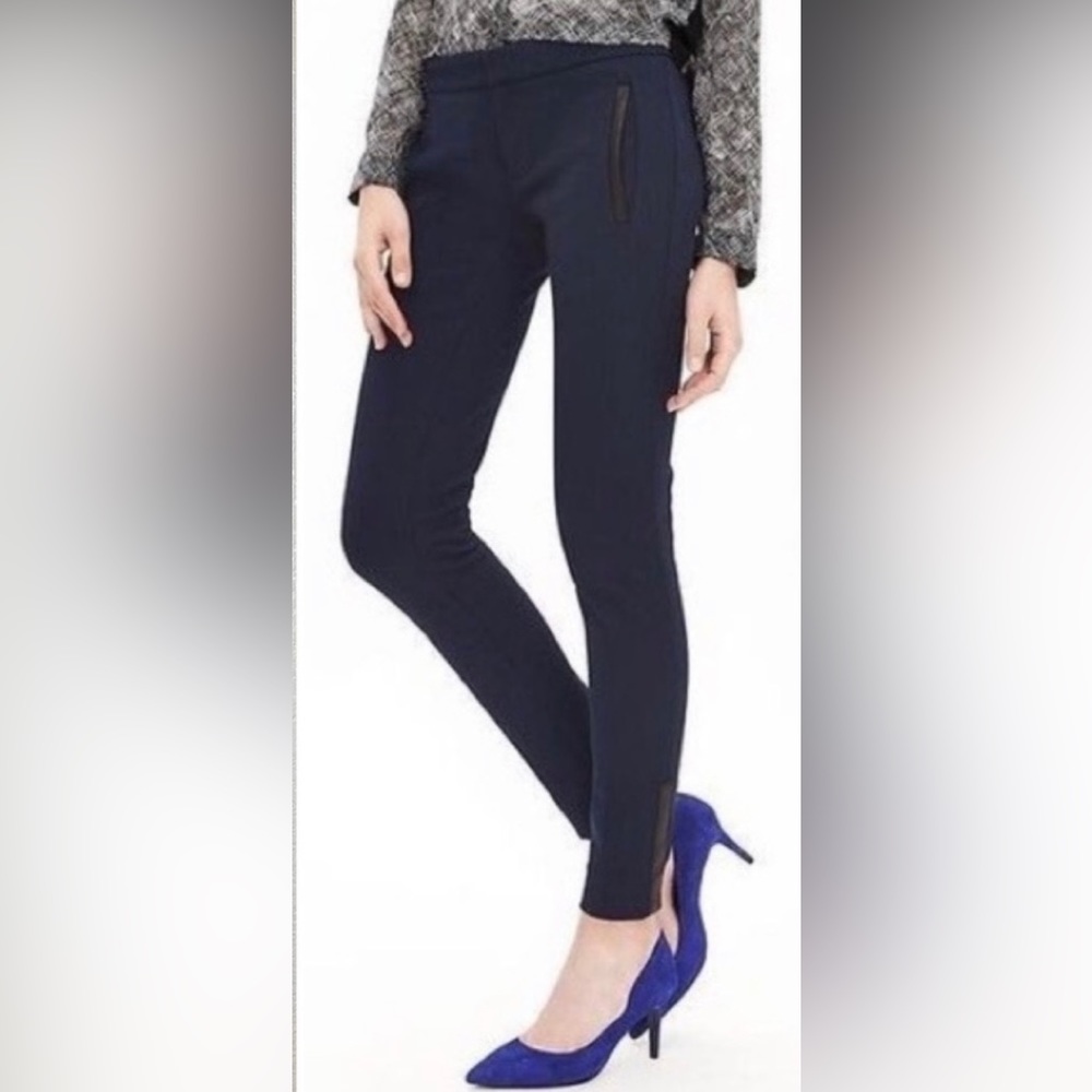 GUC Banana Republic navy sloan slim ankle pants